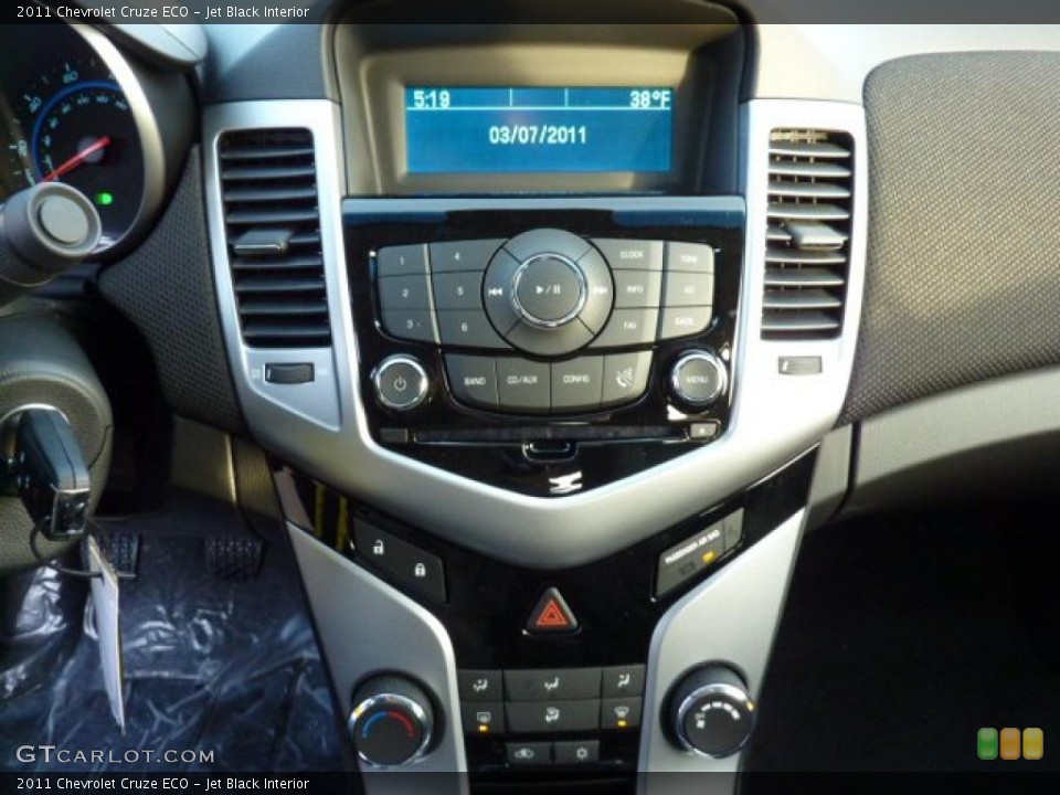 Jet Black Interior Controls for the 2011 Chevrolet Cruze ECO #46378110