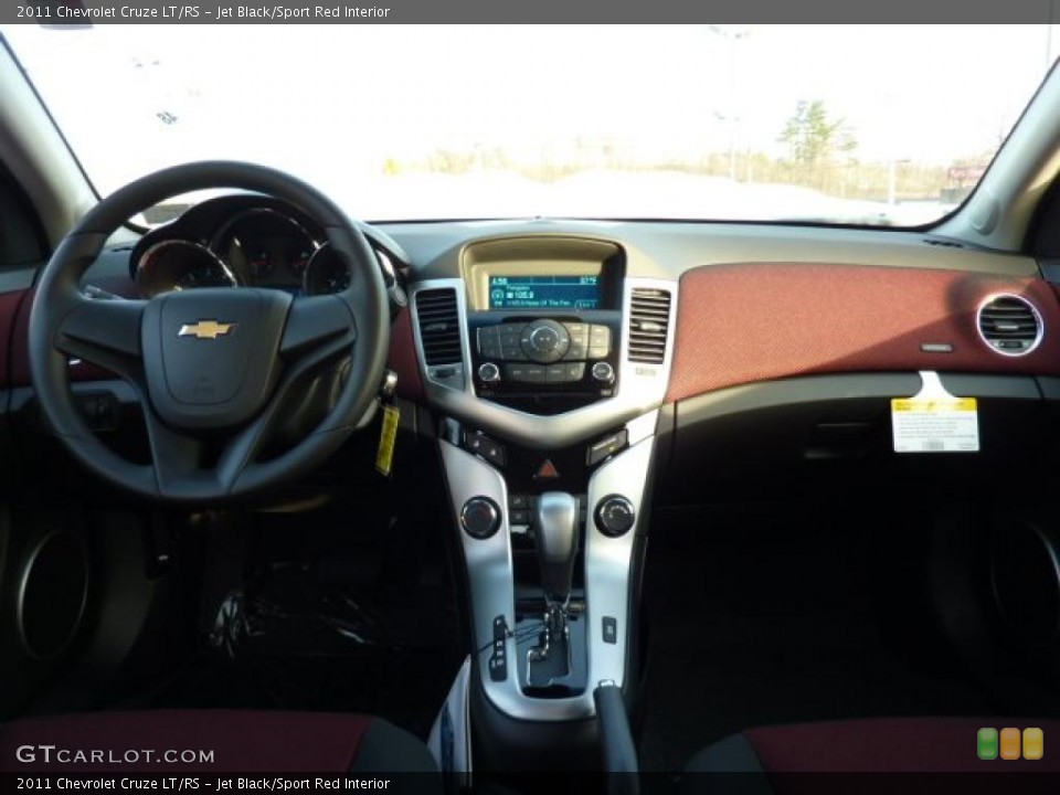 Jet Black/Sport Red Interior Dashboard for the 2011 Chevrolet Cruze LT/RS #46378224