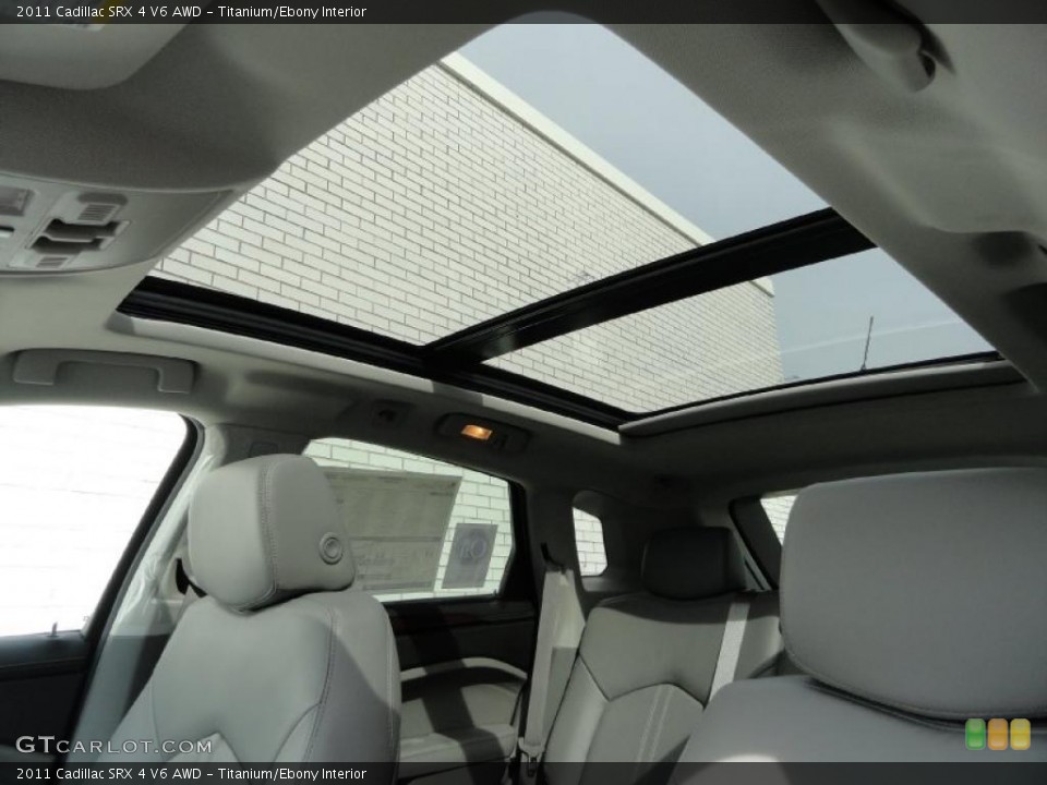 Titanium/Ebony Interior Sunroof for the 2011 Cadillac SRX 4 V6 AWD #46378896