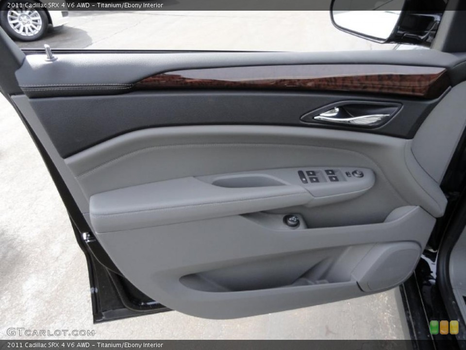 Titanium/Ebony Interior Door Panel for the 2011 Cadillac SRX 4 V6 AWD #46378902