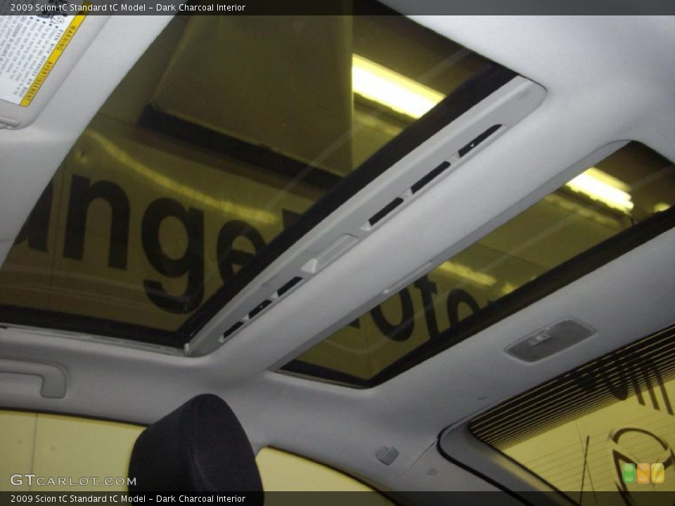 Dark Charcoal Interior Sunroof for the 2009 Scion tC  #46384884
