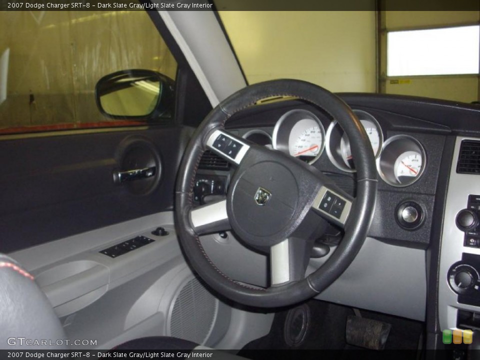 Dark Slate Gray/Light Slate Gray Interior Steering Wheel for the 2007 Dodge Charger SRT-8 #46385709