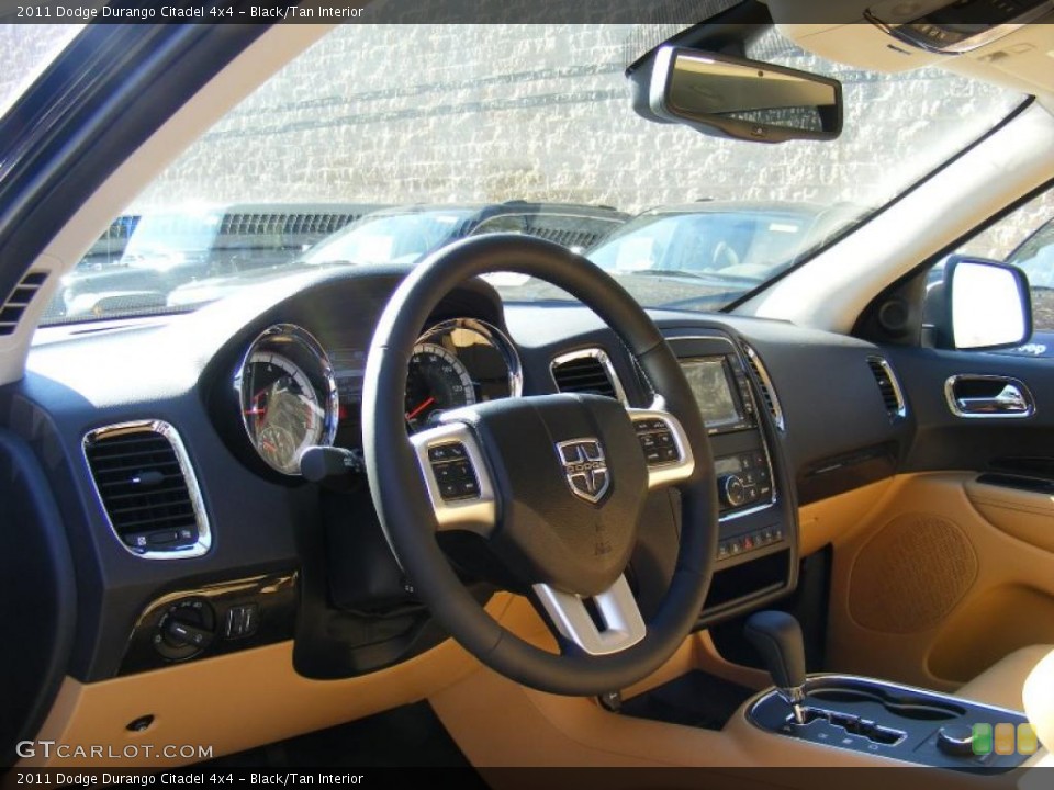 Black/Tan Interior Photo for the 2011 Dodge Durango Citadel 4x4 #46385877