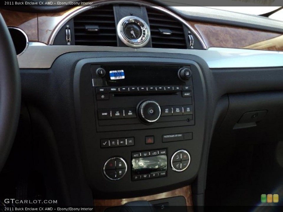Ebony/Ebony Interior Controls for the 2011 Buick Enclave CX AWD #46386285