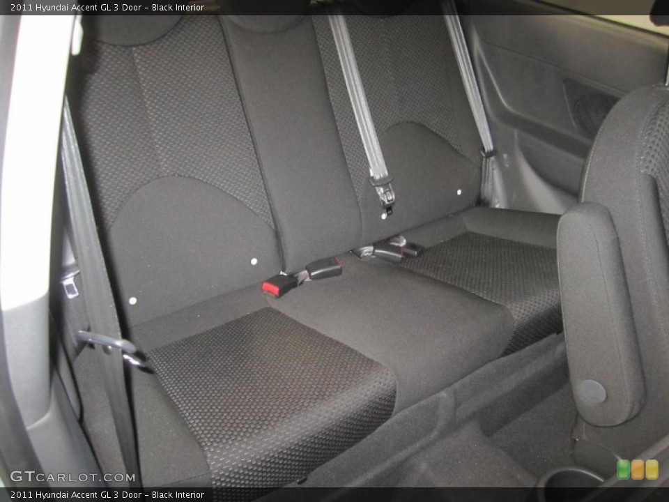Black Interior Photo for the 2011 Hyundai Accent GL 3 Door #46387164