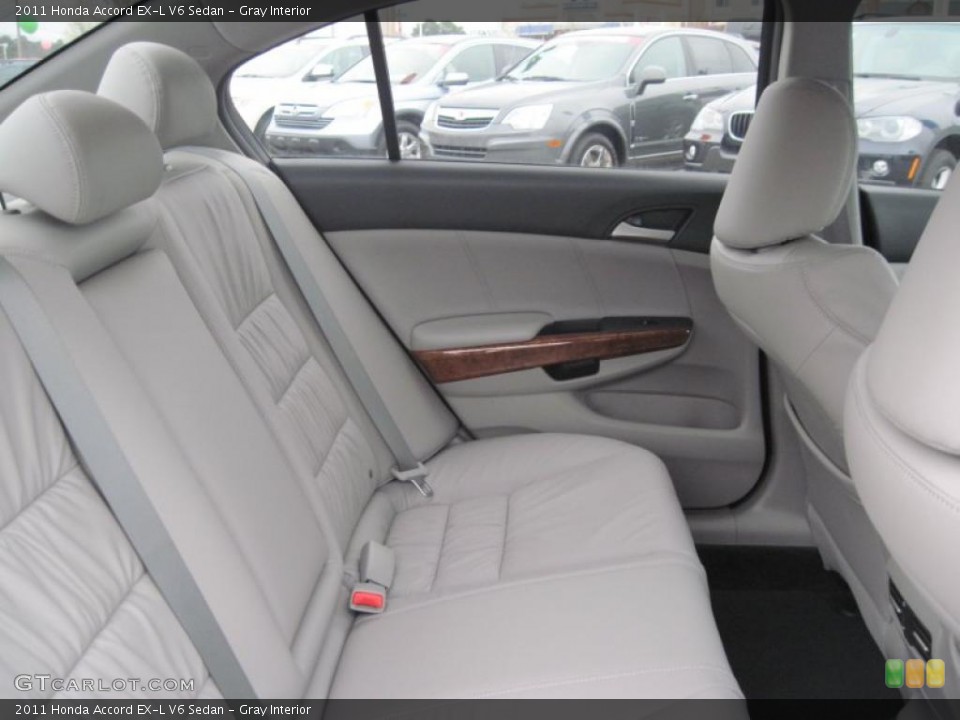 Gray Interior Photo for the 2011 Honda Accord EX-L V6 Sedan #46389583