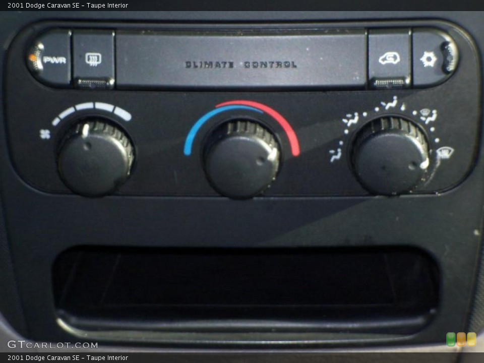 Taupe Interior Controls for the 2001 Dodge Caravan SE #46389694