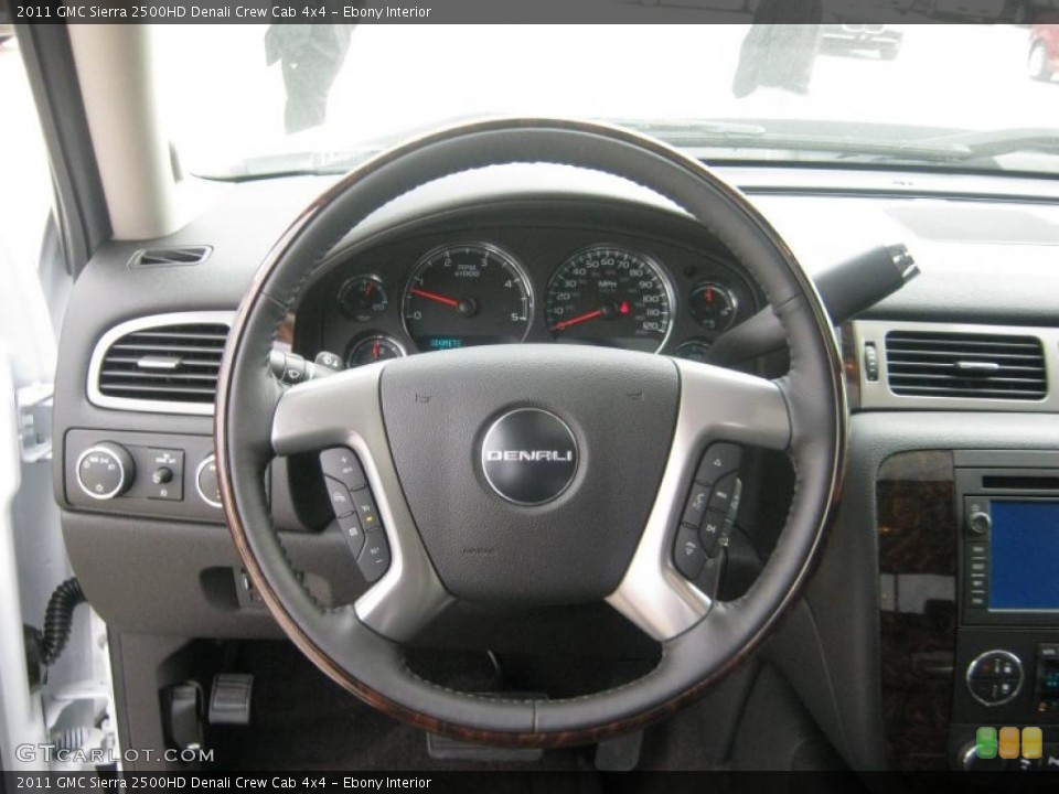 Ebony Interior Gauges for the 2011 GMC Sierra 2500HD Denali Crew Cab 4x4 #46391345