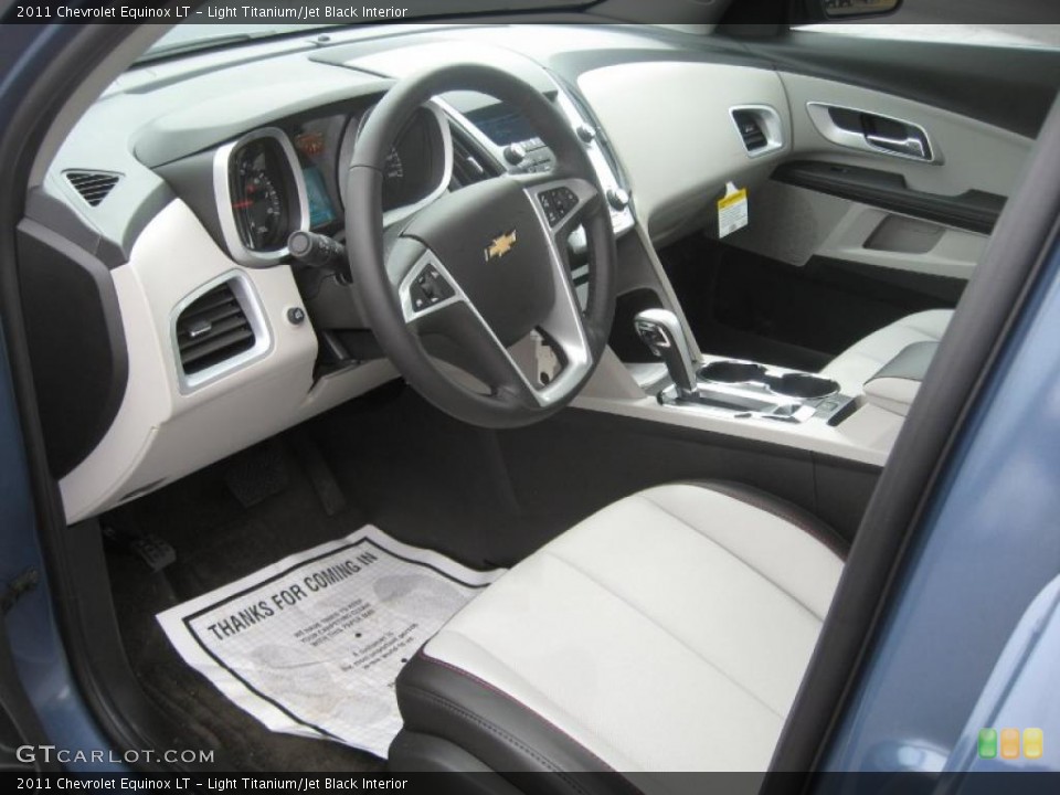 Light Titanium/Jet Black Interior Photo for the 2011 Chevrolet Equinox LT #46391612