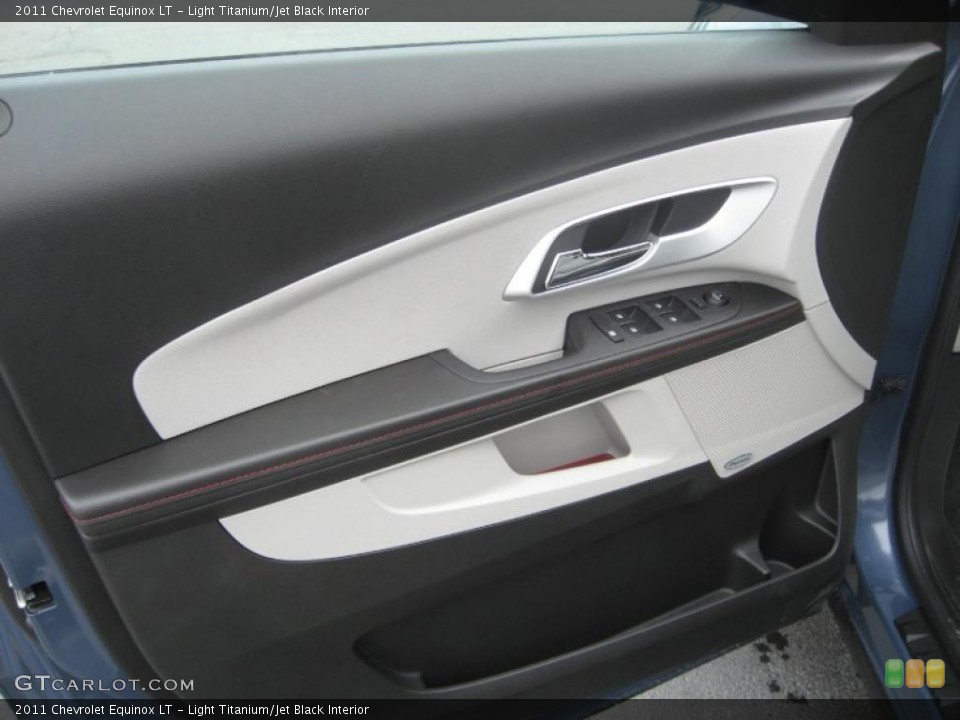 Light Titanium/Jet Black Interior Door Panel for the 2011 Chevrolet Equinox LT #46391618