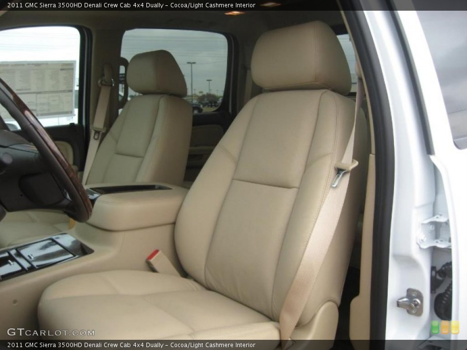 Cocoa/Light Cashmere Interior Photo for the 2011 GMC Sierra 3500HD Denali Crew Cab 4x4 Dually #46391843