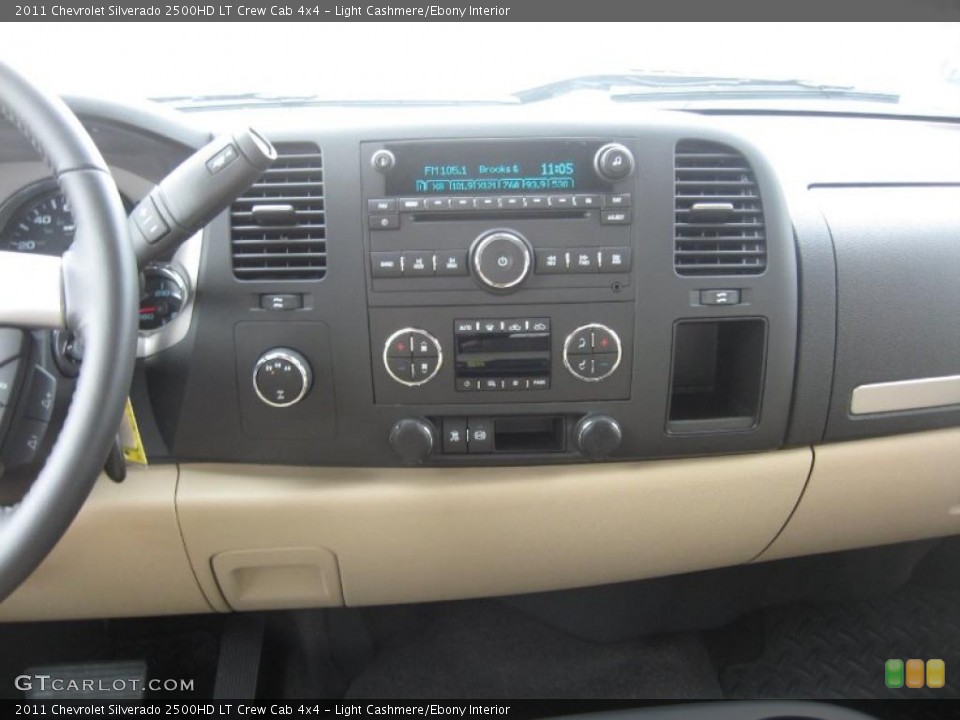 Light Cashmere/Ebony Interior Dashboard for the 2011 Chevrolet Silverado 2500HD LT Crew Cab 4x4 #46391924