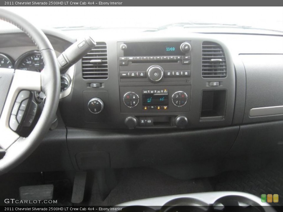 Ebony Interior Dashboard for the 2011 Chevrolet Silverado 2500HD LT Crew Cab 4x4 #46392140