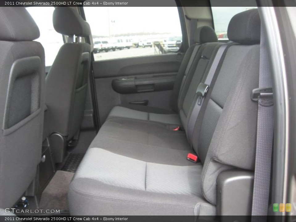 Ebony Interior Photo for the 2011 Chevrolet Silverado 2500HD LT Crew Cab 4x4 #46392155