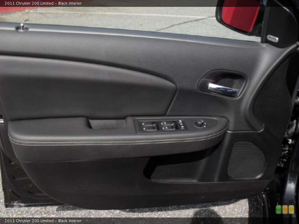 Black Interior Door Panel for the 2011 Chrysler 200 Limited #46393202