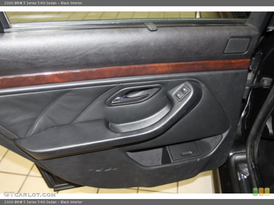 Black Interior Door Panel for the 2000 BMW 5 Series 540i Sedan #46394224