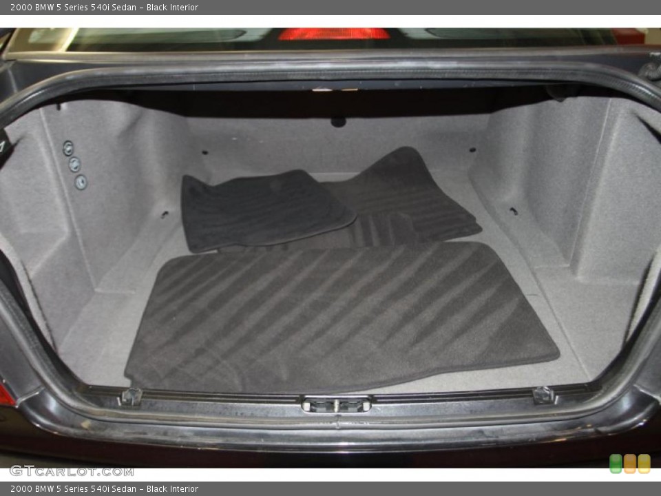 Black Interior Trunk for the 2000 BMW 5 Series 540i Sedan #46394233