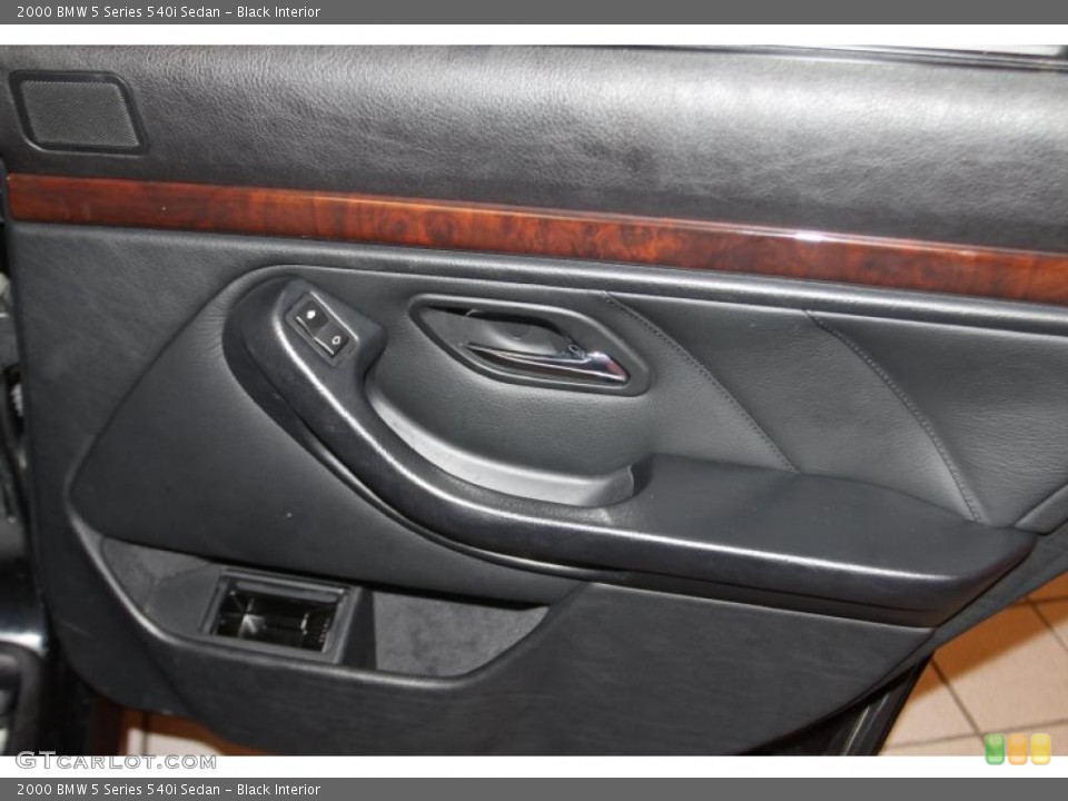Black Interior Door Panel for the 2000 BMW 5 Series 540i Sedan #46394242
