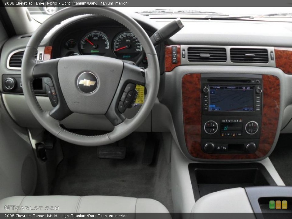 Light Titanium/Dark Titanium Interior Dashboard for the 2008 Chevrolet Tahoe Hybrid #46396201