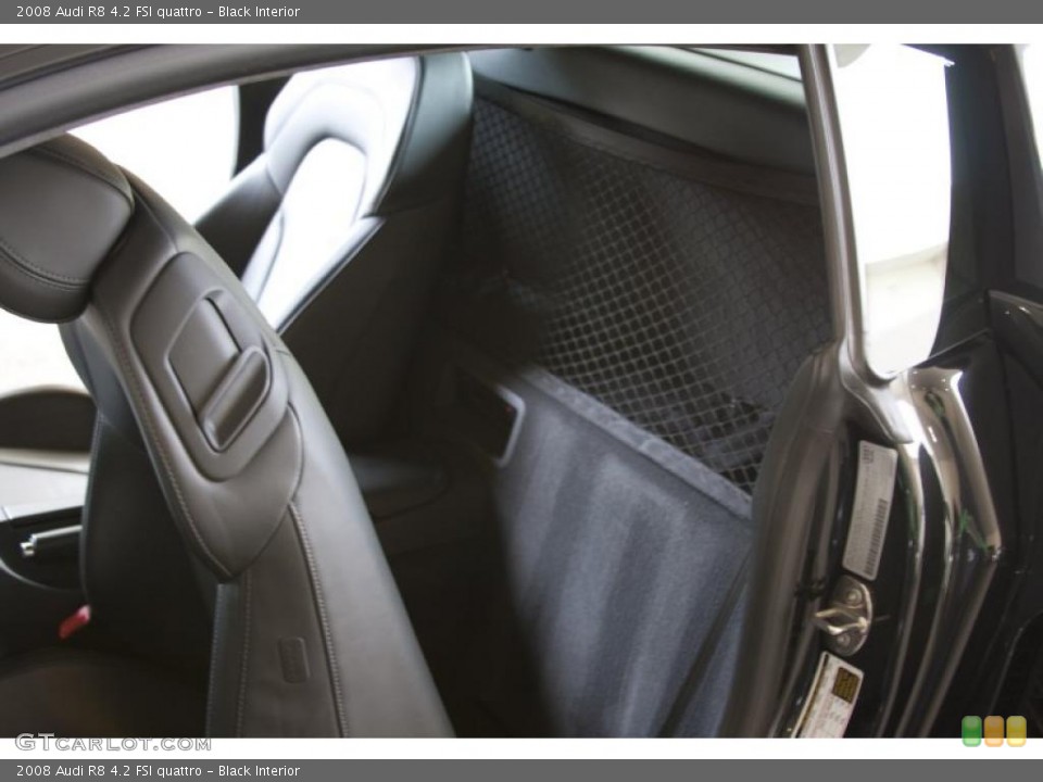 Black Interior Photo for the 2008 Audi R8 4.2 FSI quattro #46398825