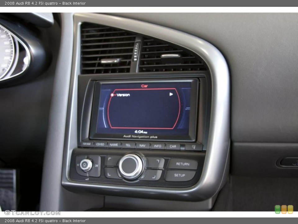 Black Interior Controls for the 2008 Audi R8 4.2 FSI quattro #46398885