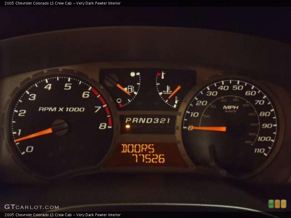 Very Dark Pewter Interior Gauges for the 2005 Chevrolet Colorado LS Crew Cab #46398930
