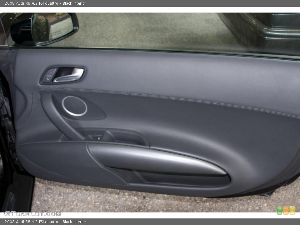 Black Interior Door Panel for the 2008 Audi R8 4.2 FSI quattro #46398957