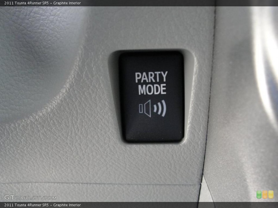 Graphite Interior Controls for the 2011 Toyota 4Runner SR5 #46399275