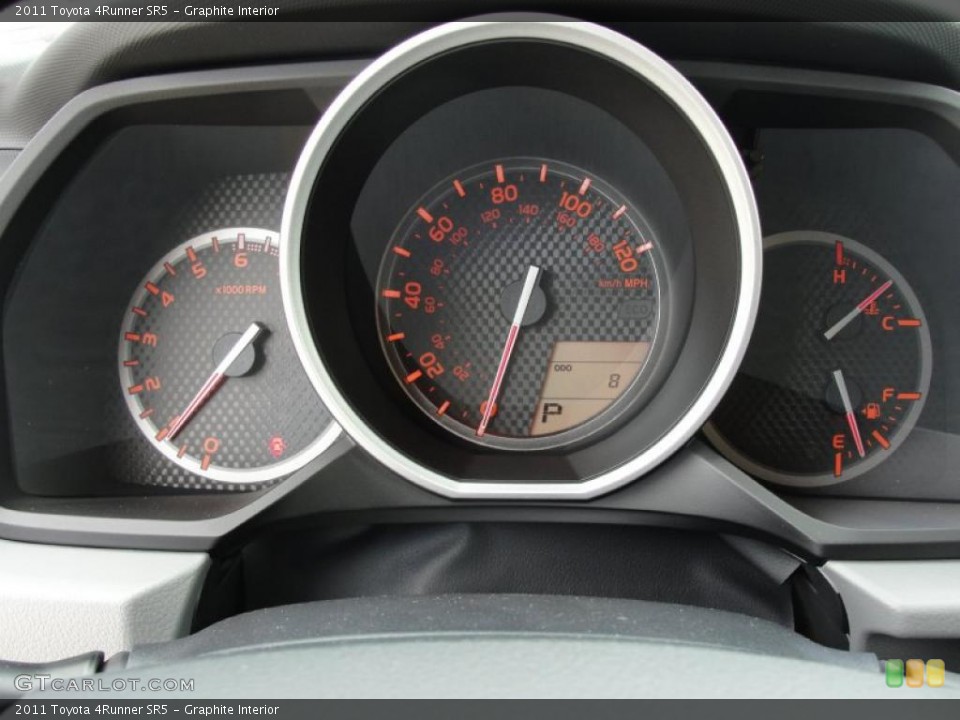 Graphite Interior Gauges for the 2011 Toyota 4Runner SR5 #46399305