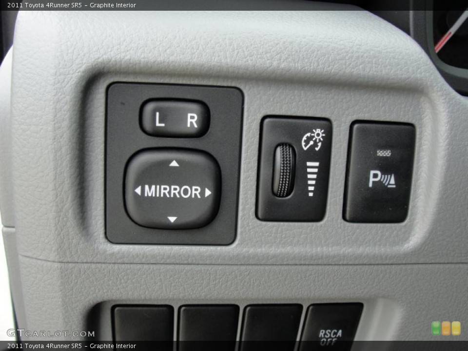 Graphite Interior Controls for the 2011 Toyota 4Runner SR5 #46399320