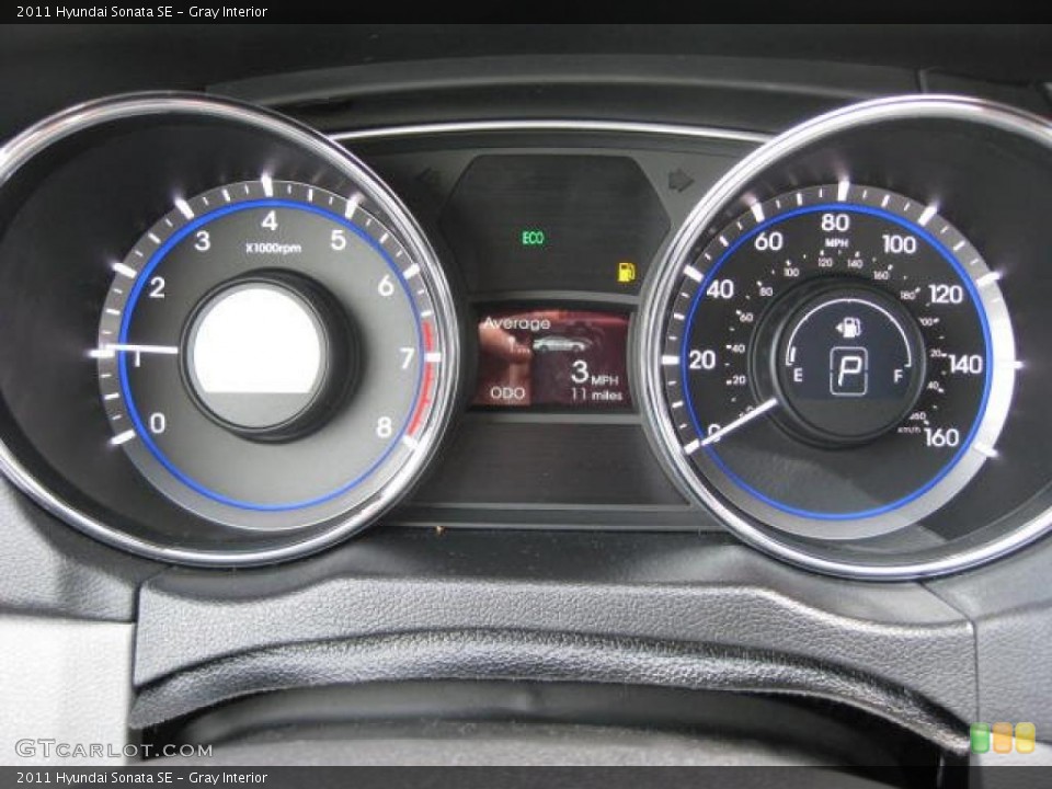 Gray Interior Gauges for the 2011 Hyundai Sonata SE #46400055
