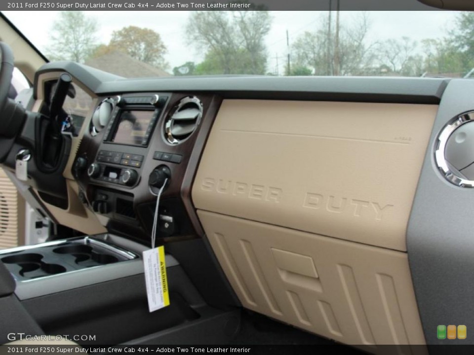 Adobe Two Tone Leather Interior Dashboard for the 2011 Ford F250 Super Duty Lariat Crew Cab 4x4 #46400199