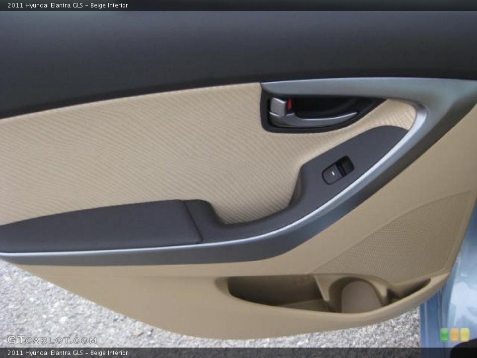 Beige Interior Door Panel for the 2011 Hyundai Elantra GLS #46401147