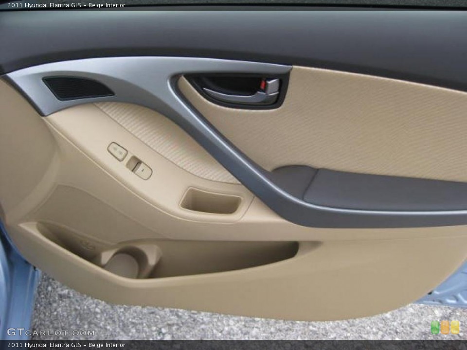 Beige Interior Door Panel for the 2011 Hyundai Elantra GLS #46401186