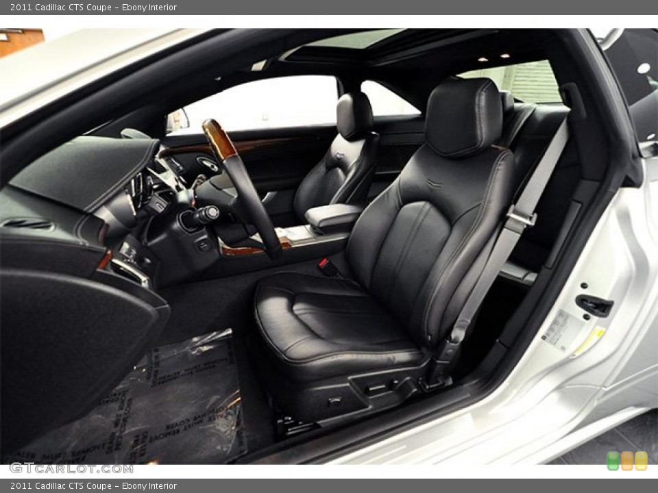 Ebony Interior Photo for the 2011 Cadillac CTS Coupe #46401729