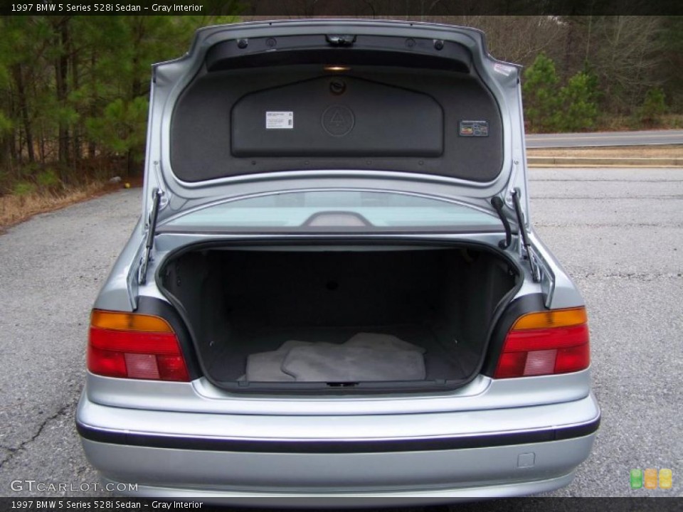 Gray Interior Trunk for the 1997 BMW 5 Series 528i Sedan #46401984