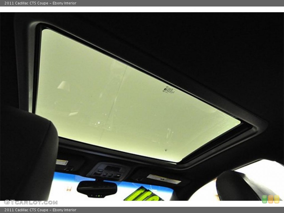 Ebony Interior Sunroof for the 2011 Cadillac CTS Coupe #46402083