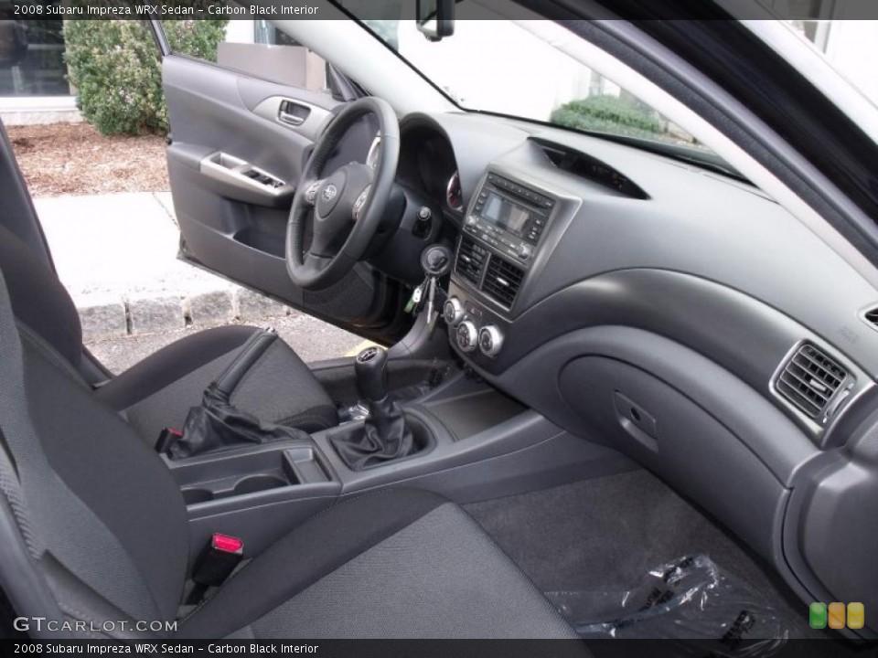 Carbon Black Interior Photo for the 2008 Subaru Impreza WRX Sedan #46402233