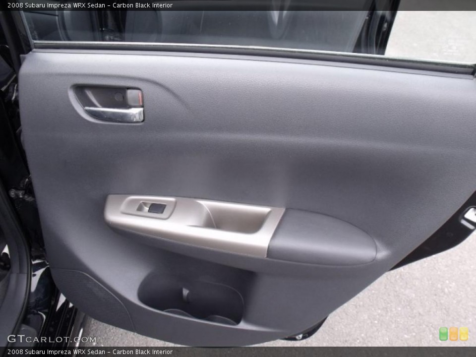 Carbon Black Interior Door Panel for the 2008 Subaru Impreza WRX Sedan #46402278
