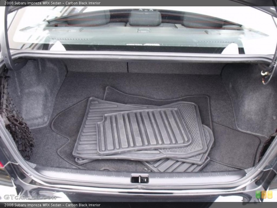 Carbon Black Interior Trunk for the 2008 Subaru Impreza WRX Sedan #46402371