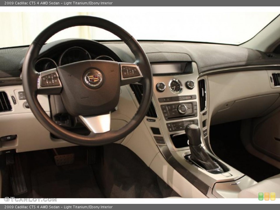 Light Titanium/Ebony Interior Dashboard for the 2009 Cadillac CTS 4 AWD Sedan #46402993