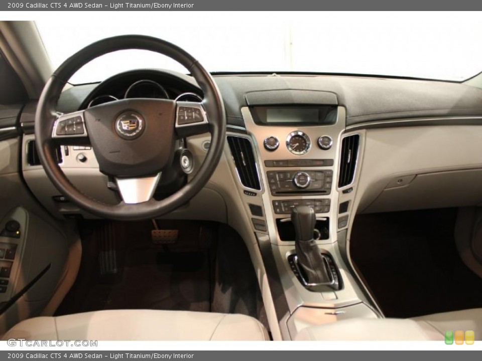 Light Titanium/Ebony Interior Dashboard for the 2009 Cadillac CTS 4 AWD Sedan #46403139
