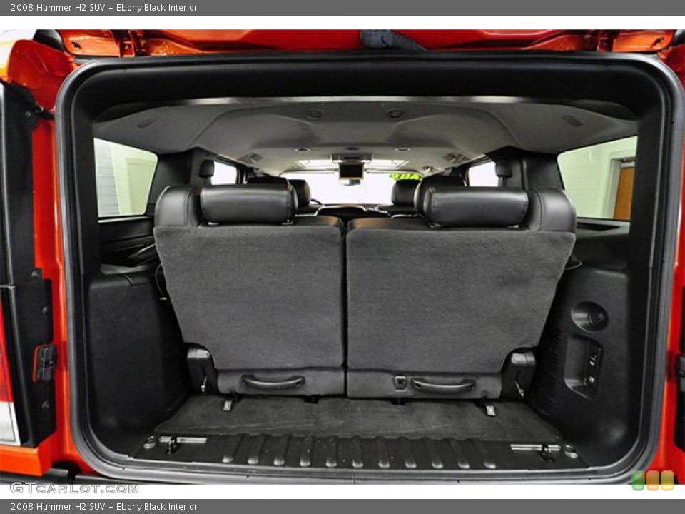 Ebony Black Interior Trunk for the 2008 Hummer H2 SUV #46403190