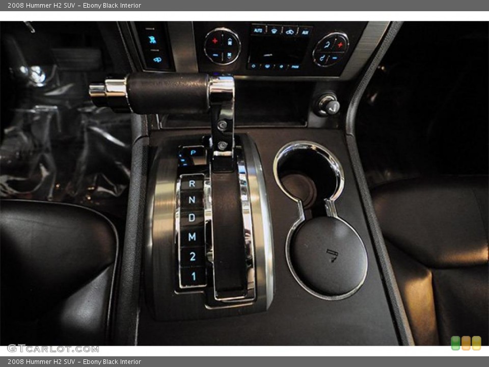 Ebony Black Interior Transmission for the 2008 Hummer H2 SUV #46403289