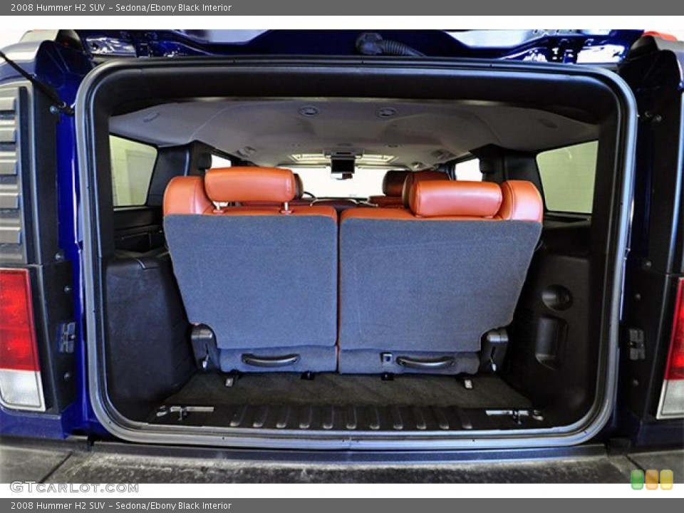 Sedona/Ebony Black Interior Trunk for the 2008 Hummer H2 SUV #46403853