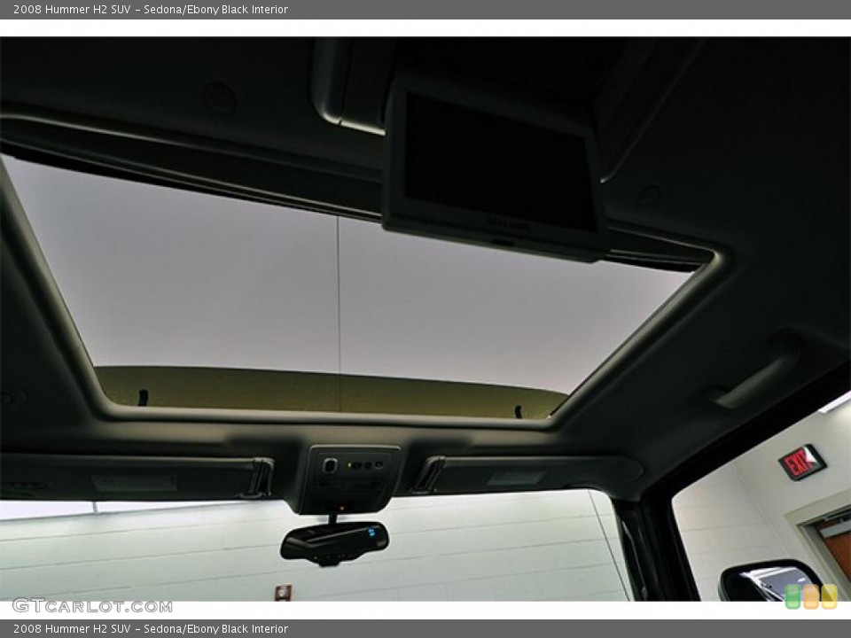 Sedona/Ebony Black Interior Sunroof for the 2008 Hummer H2 SUV #46404045