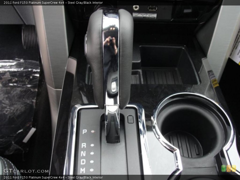 Steel Gray/Black Interior Transmission for the 2011 Ford F150 Platinum SuperCrew 4x4 #46404153
