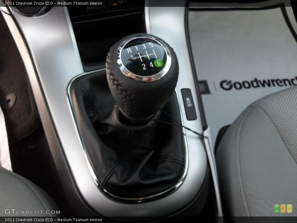 Medium Titanium Interior Transmission for the 2011 Chevrolet Cruze ECO #46405929