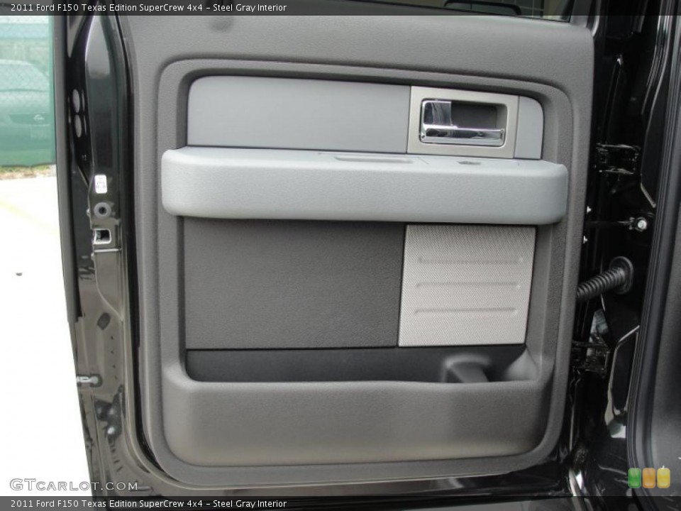 Steel Gray Interior Door Panel for the 2011 Ford F150 Texas Edition SuperCrew 4x4 #46406421