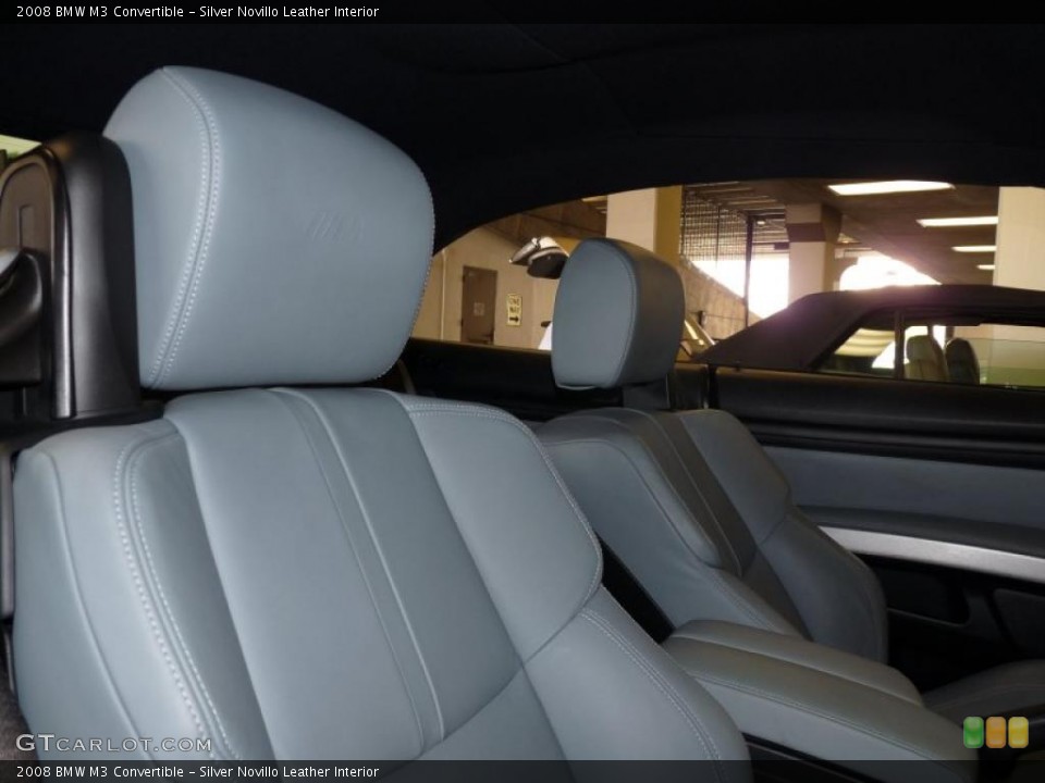 Silver Novillo Leather Interior Photo for the 2008 BMW M3 Convertible #46406670